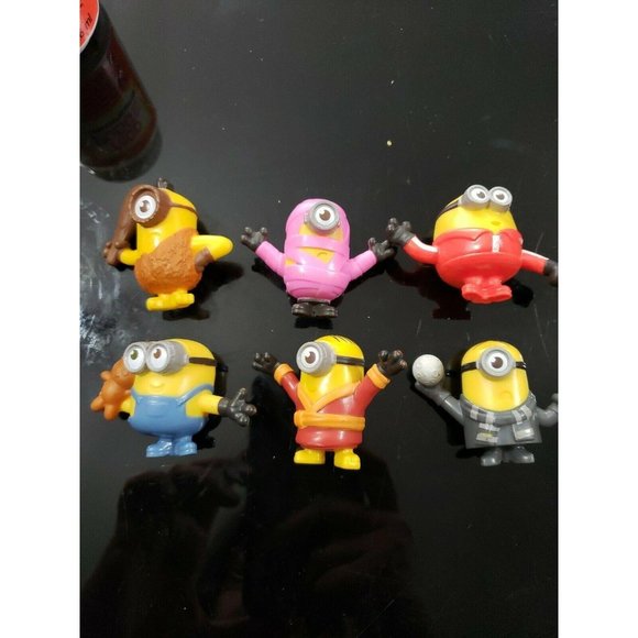 Mcdonald S Toys 29 Lot Of 6 Minions Rise Of Gru Mcdonalds Happy Poshmark